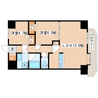 Vivi【1階】の間取り