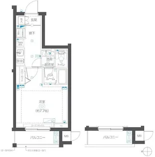 ZOOM武蔵新城【1階】の間取り