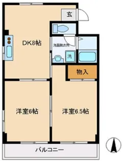 第一中昭ロイヤルマンション【3階】の間取り
