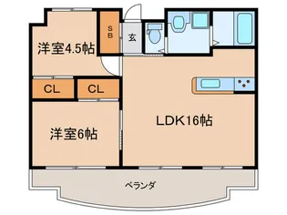 カンパニューラ TM【2階】の間取り