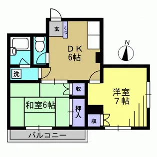 ストーンナイトウ【2階】の間取り