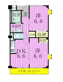 サンセール【2階】の間取り