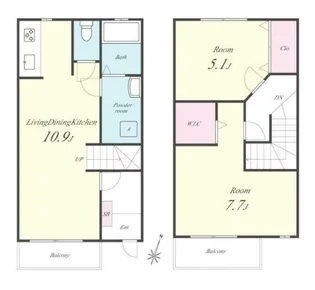 グレイス・ヒルズA【1階】の間取り