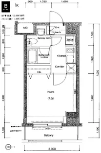 クレイシア世田谷赤堤【1階】の間取り
