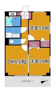 ライラック【2階】の間取り