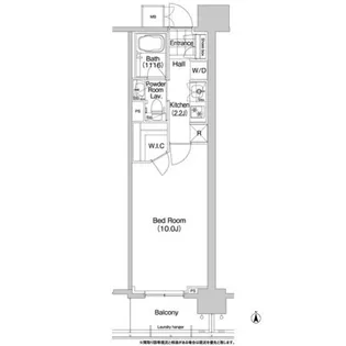 コンフォリア秋葉原EAST【11階】の間取り