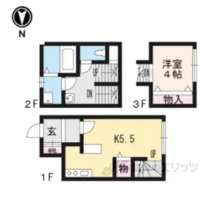 メゾネットY’s【1階】の間取り