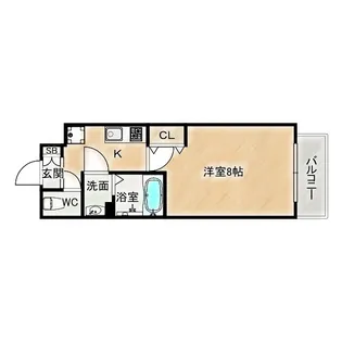 MARKST鶴見【9階】の間取り