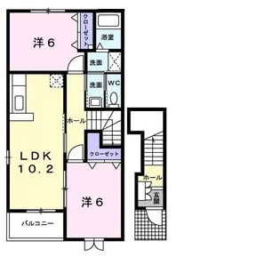 ソシア II【2階】の間取り