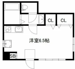 ラメール代々木【1階】の間取り