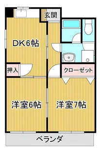 アバンサール八王子【4階】の間取り