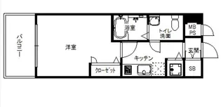 ピュアドームグランテージ博多【6階】の間取り