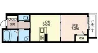 BEREO KOTESASHI【2階】の間取り