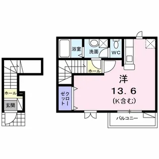 コンフォートヤマダヤ【2階】の間取り