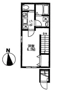 フィカーサ東新宿【2階】の間取り