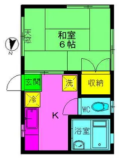ベルハイツ【2階】の間取り
