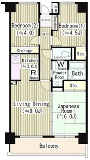 クリケットヒル富ヶ谷【5階】の間取り