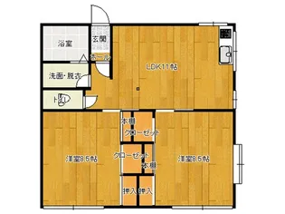 アサヒJT【2階】の間取り