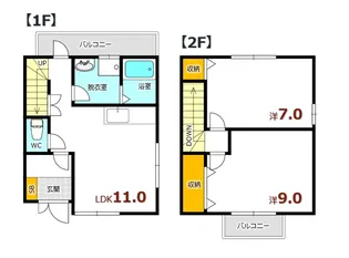三浦アパートの間取り