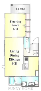 KDハウス【2階】の間取り