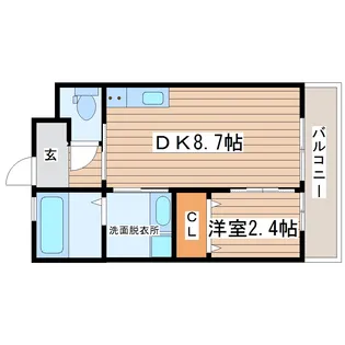 ソレイユシモヤマ【2階】の間取り