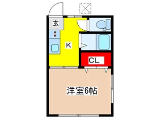コ-ポMI【1階】の間取り
