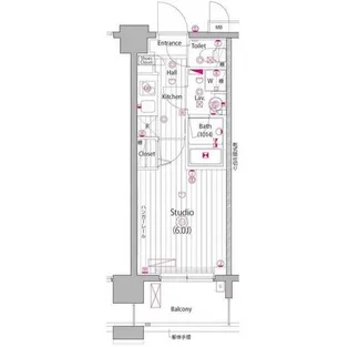 グランド・ガーラ大森II【6階】の間取り