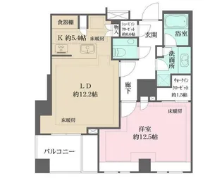 ザ・パークハウスグラン南青山【2階】の間取り
