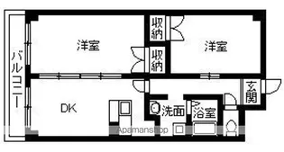 サンセゾンI【4階】の間取り