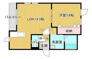 alivioII【2階】の間取り