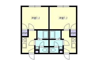 シェロファーム東宮内B【2階】の間取り