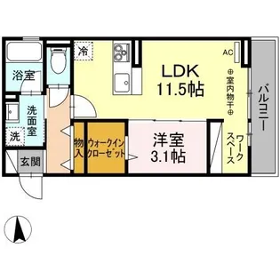 エストパル【2階】の間取り