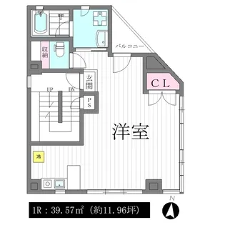 麻布YSビル【2階】の間取り