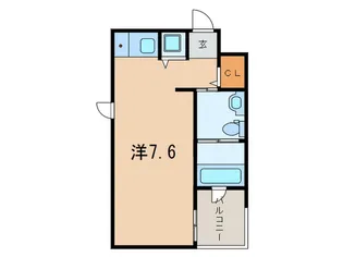 クインズビル【3階】の間取り