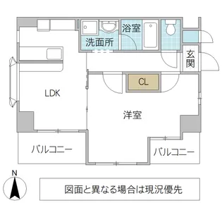 白山第2グリーンコーポ【2階】の間取り