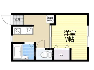 ロイヤルハイツ緑地公園【2階】の間取り