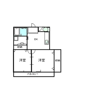 メゾンラルゴ【2階】の間取り