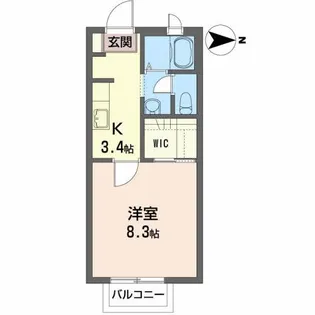 Grandee Suzu B【2階】の間取り