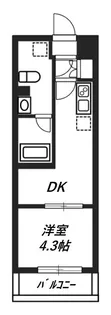リヴシティ八王子【2階】の間取り