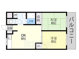 第2あかつきマンション【5階】の間取り