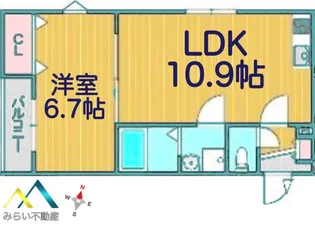 La-Crea ZII【2階】の間取り