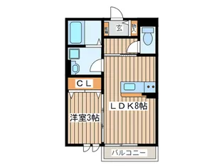 プレミア-ジュI【3階】の間取り