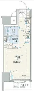 リヴシティ日本橋ネクステシア【10階】の間取り