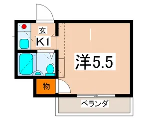 レオパレスジュン【2階】の間取り