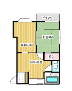 コーポ豊上【2階】の間取り