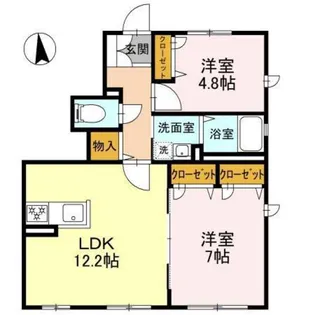 SEED【1階】の間取り