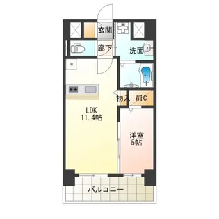 グランパシフィック花園Luxe【4階】の間取り