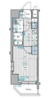 ガーラ・ステーション新宿御苑前【6階】の間取り