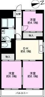 第2千代田マンション【1階】の間取り
