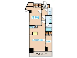 レジディア杉並方南町【9階】の間取り
